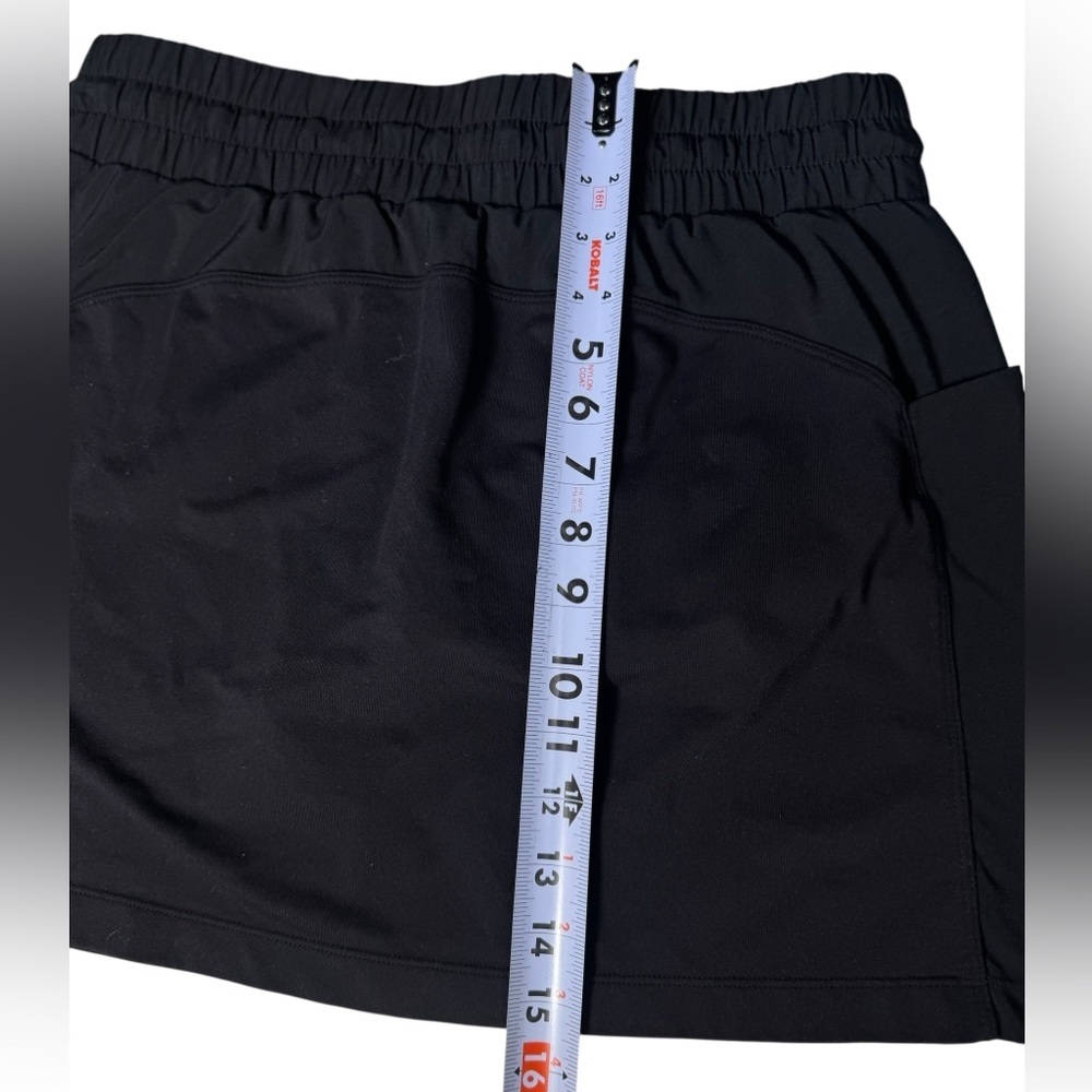 Athleta Excursion Hybrid Drawstring Black Skort S… - image 8
